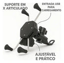 Suporte de garra para celular - detalhe do mecanismo de fixação
