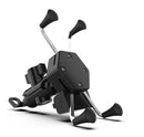 Suporte de garra para celular com fixação em guidão de moto e bicicleta
